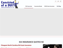 Tablet Screenshot of duiinsuranceguy.com